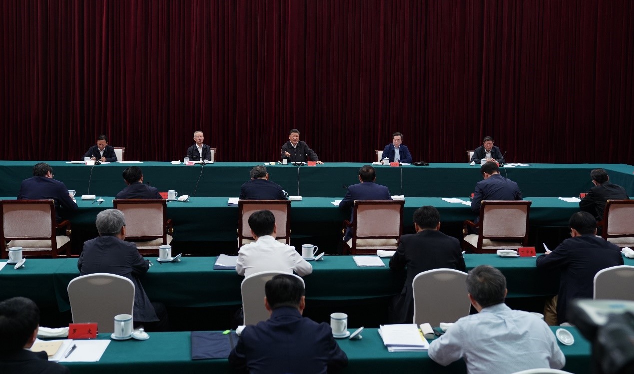 2019年5月20日至22日，中共中央總書(shū)記、國(guó)家主席、中央軍委主席習(xí)近平在江西考察，主持召開(kāi)推動(dòng)中部地區(qū)崛起工作座談會(huì)并發(fā)表重要講話(huà)。新華社記者 謝環(huán)馳 攝 